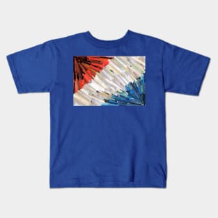 Red White and Blue Collage Kids T-Shirt